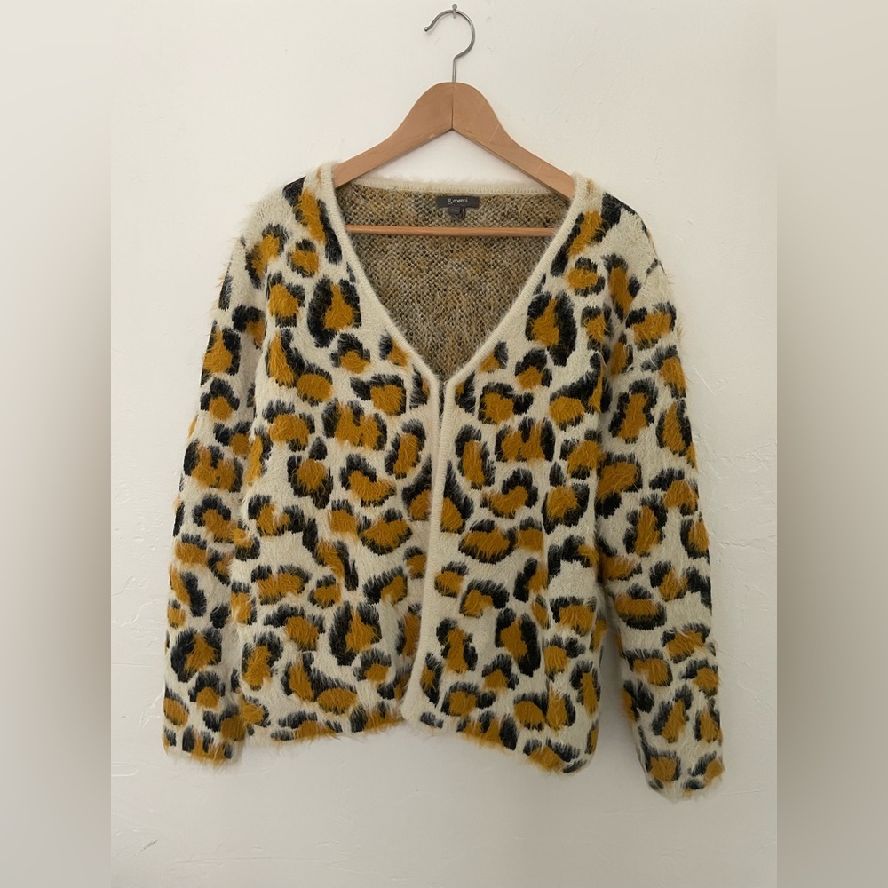 &merci Leopard Cardigan (with pockets!)
